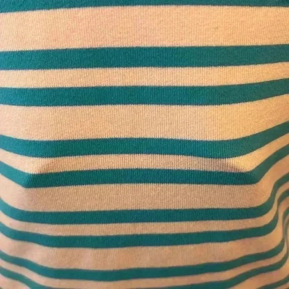Lululemon Cool Racerback Twin Stripe Spry Blue-Sz 4 - Picture 2 of 5